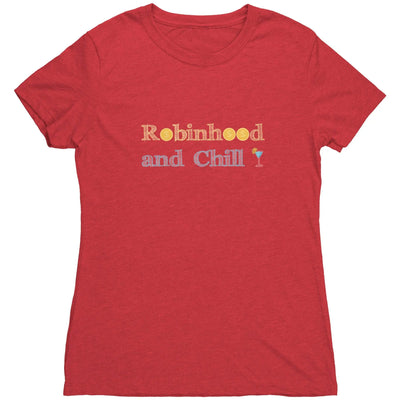 Robinhood and Chill - Triblend Trading T-Shirt Vintage Red / S Apparel | Buy from Asteria One