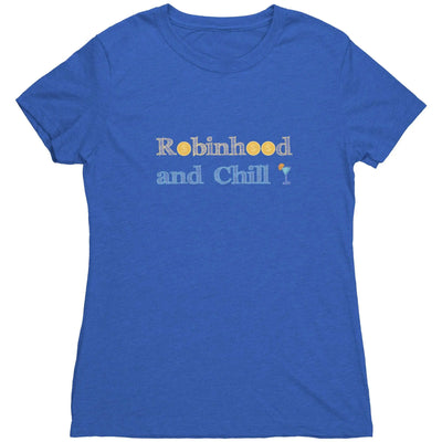 Robinhood and Chill - Triblend Trading T-Shirt Vintage Royal / S Apparel | Buy from Asteria One