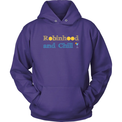 Robinhood and Chill $$$ - Unisex Hoodie Unisex Hoodie / Purple / S T-shirt | Buy from Asteria One