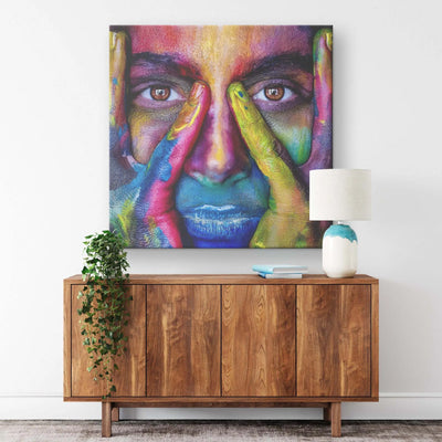 The painted face  Wall Art | Buy from Asteria One