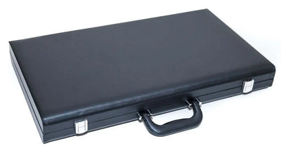 Tournament size Backgammon Set with Leatherette case, luggage handle and Nickel plated hardware  Board Games | Buy from As...