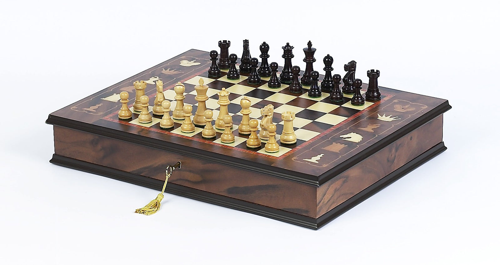 French Staunton Jr. & The Art Chess Set – Handcrafted Wooden Masterpiece