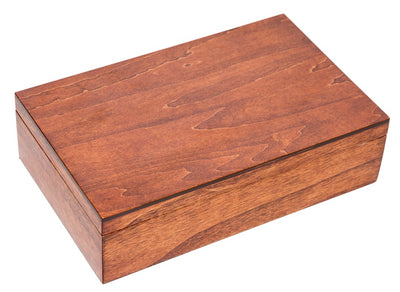 Deluxe Jumbo Size Double Nine Dominoes Set - Walnut storage box with Magnetic Closer