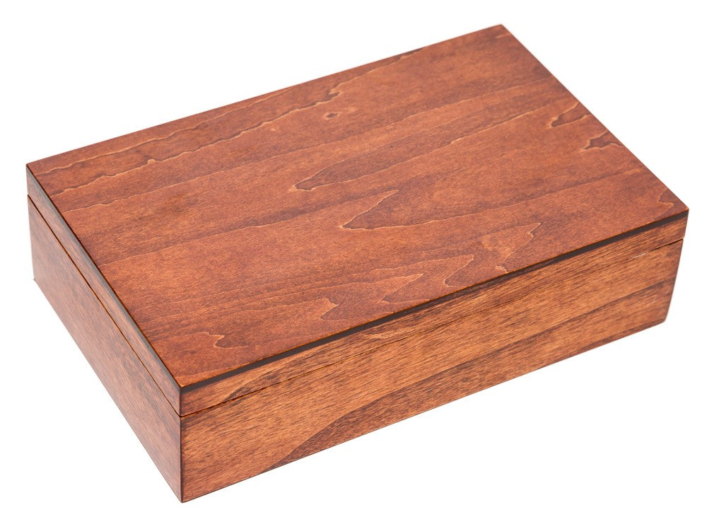 Deluxe Jumbo Size Double Nine Dominoes Set - Walnut storage box with Magnetic Closer
