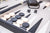 18" Genuine Leather Backgammon Set with Suede Playing Field