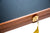 Walnut Professional Tournament backgammon set Made in Italy with brass latch 24kt gold plated with lock & key