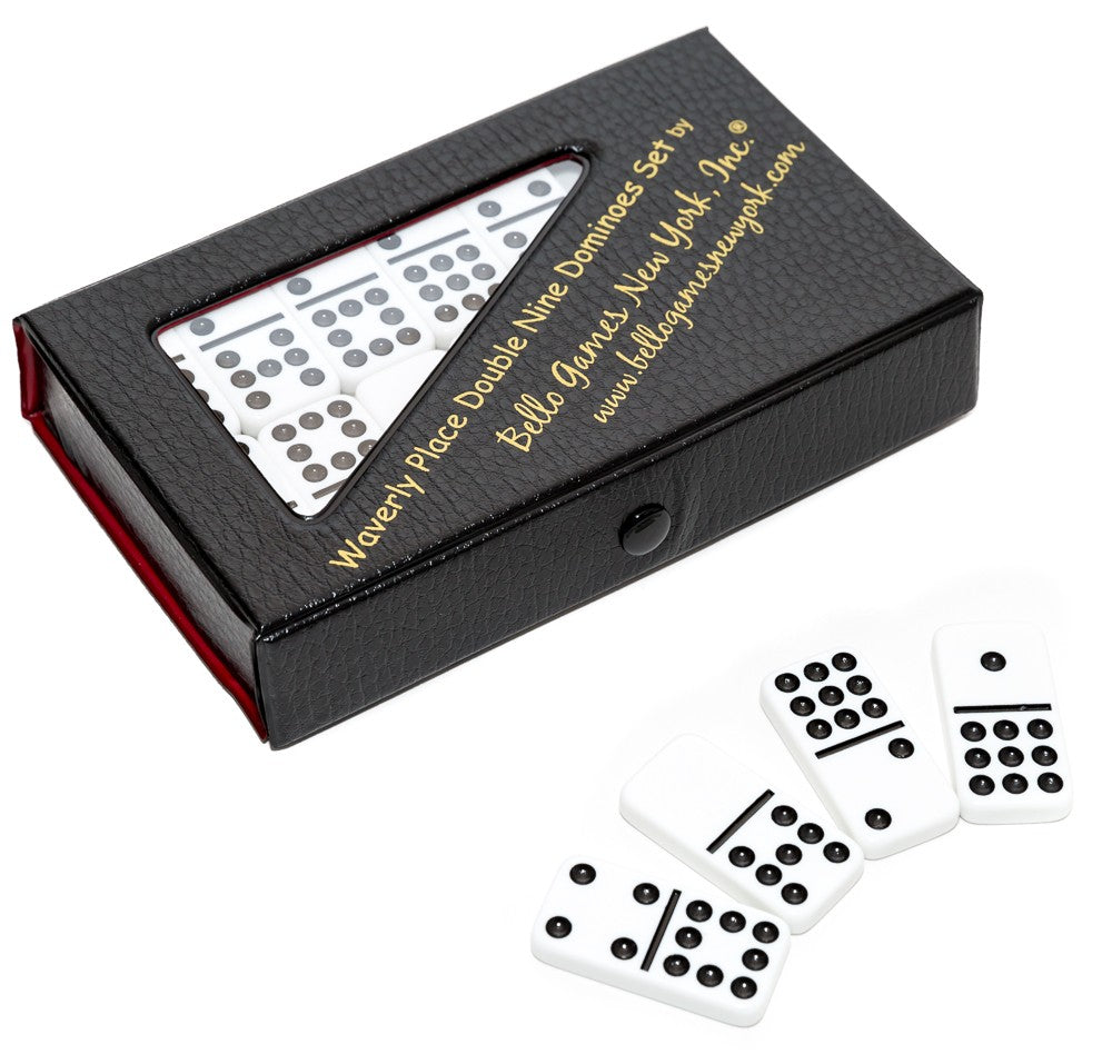 Double Nine Dominoes Set with Vinyl Case
