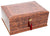 Brass Staunton 1880 Chess Set with Master Board & Napoli Storage Box