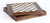 Italian made Gold and Silver Checkers & Marble Chess Board/Cabinet