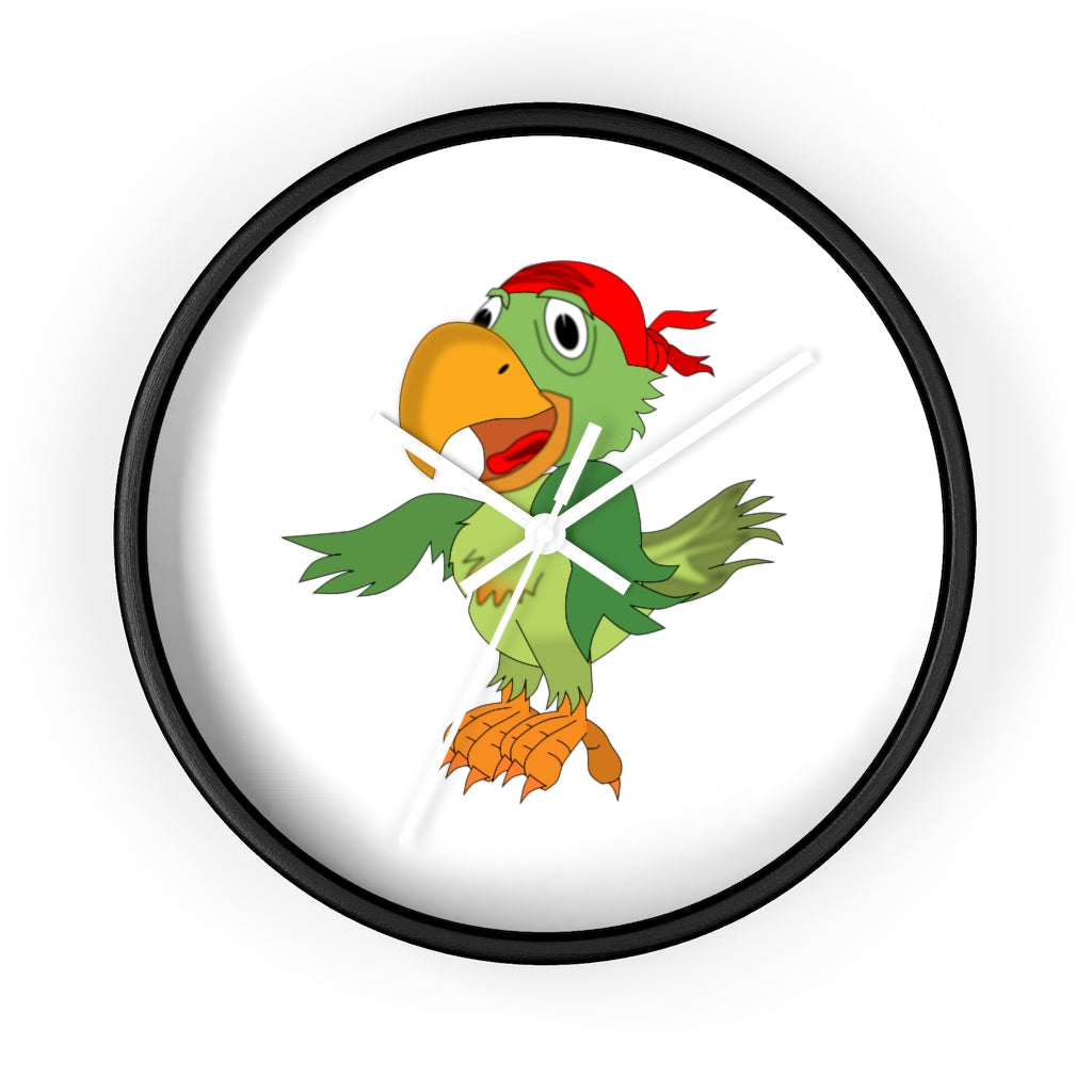 Pirate Parrot with bandana - Wall clock