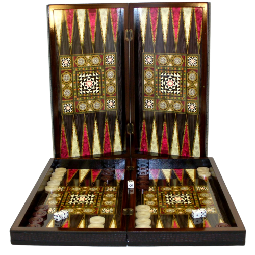 Pearl Mosaic Backgammon and Chess