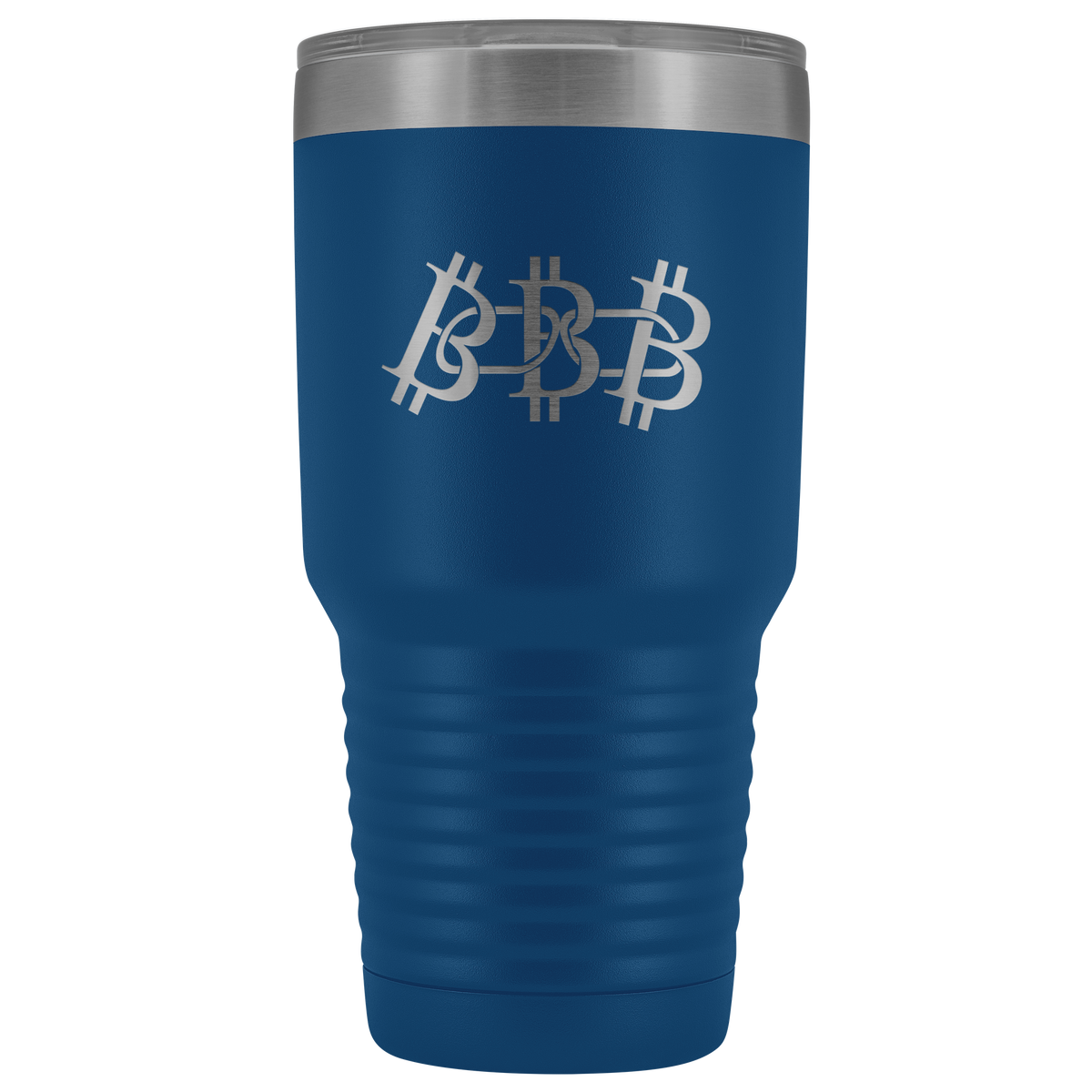 Bitcoin blockchain stainless steel vacuum insulated hot and cold beverage container