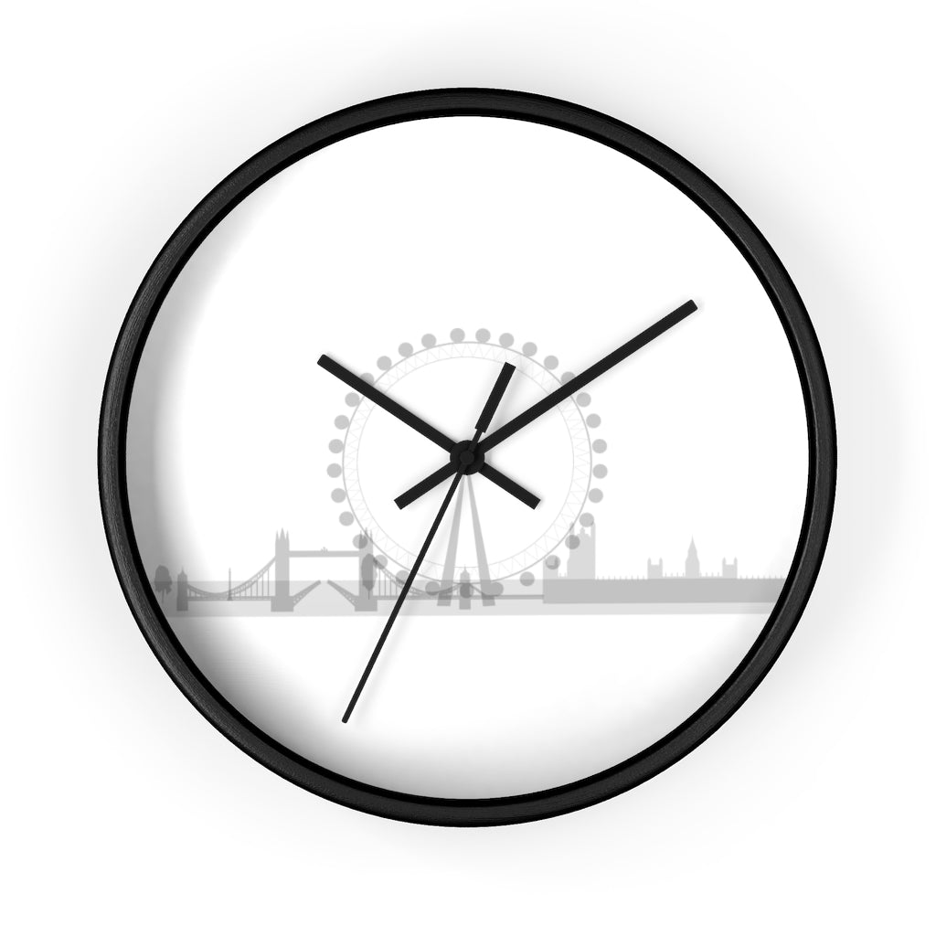 London skyline ferries wheel Wall clock