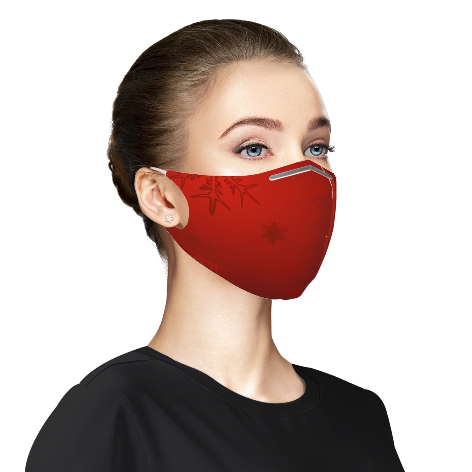 Christmas design red Cloth Face Mask For Adults