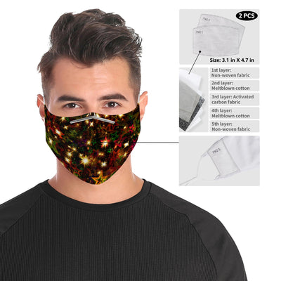 Holiday stars Cloth Face Mask For Adults