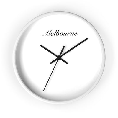 Melbourne City Name Wall clock