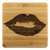 Lips - Bamboo coaster (set of 4)