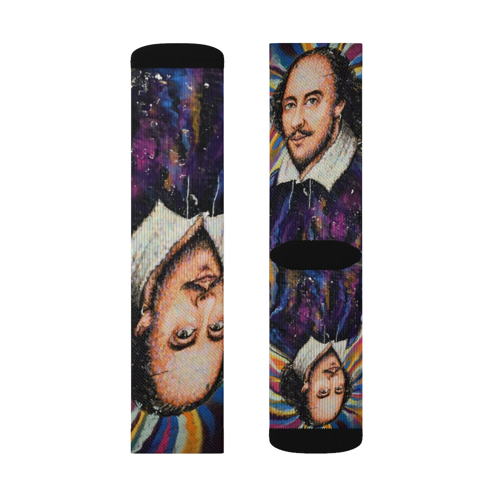 Shakespeare Sublimation Socks
