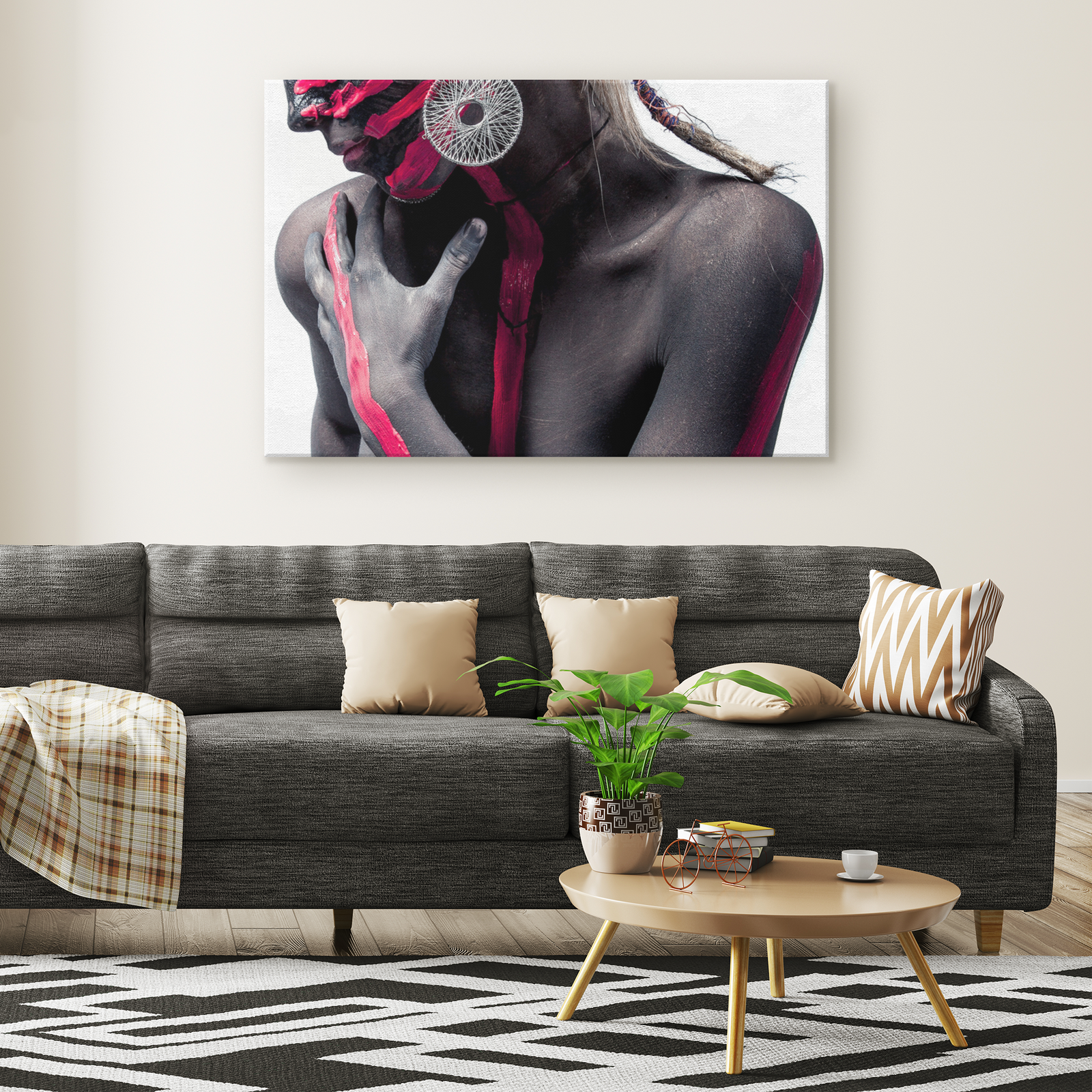 Catching the dream Rectangle Gallery Canvas wall art