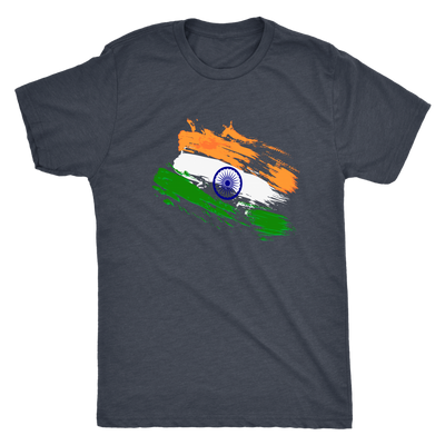 Indian flag faded strokes - Triblend T-Shirt