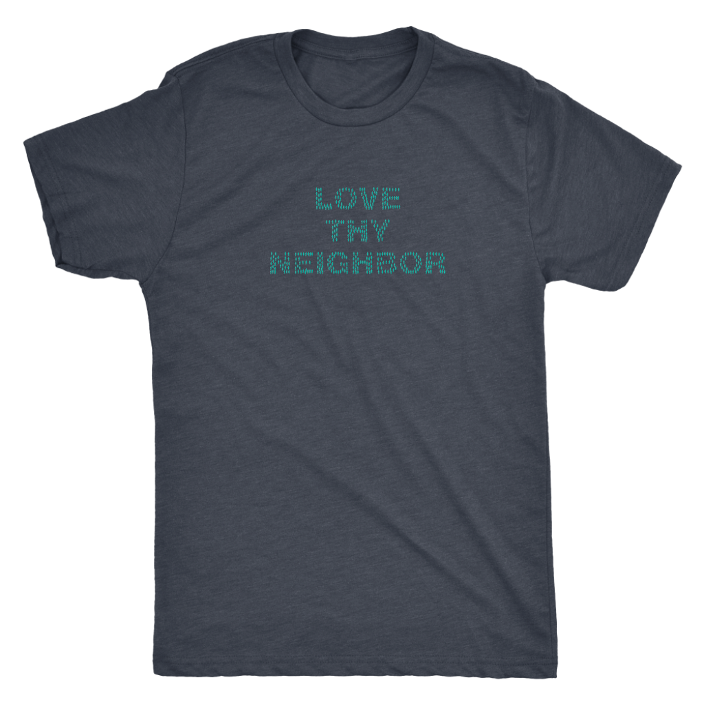 Love thy neighbor people cloud - Triblend T-Shirt