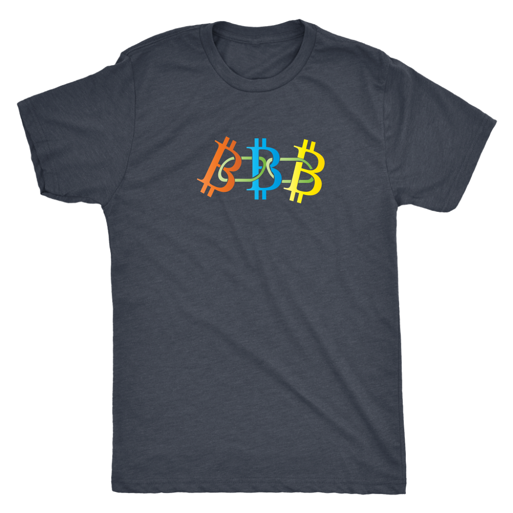 Bitcoin blockchain - Triblend T-Shirt