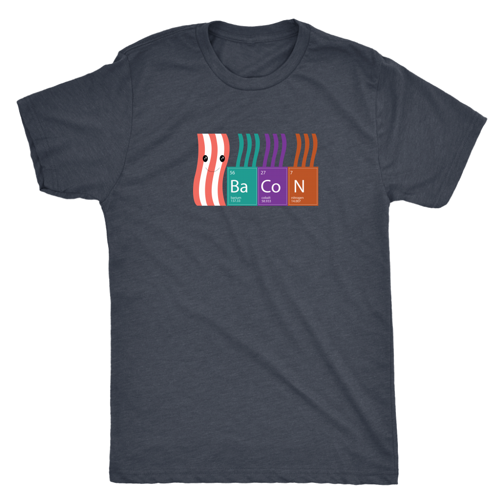 Bacon periodic table - Triblend T-Shirt