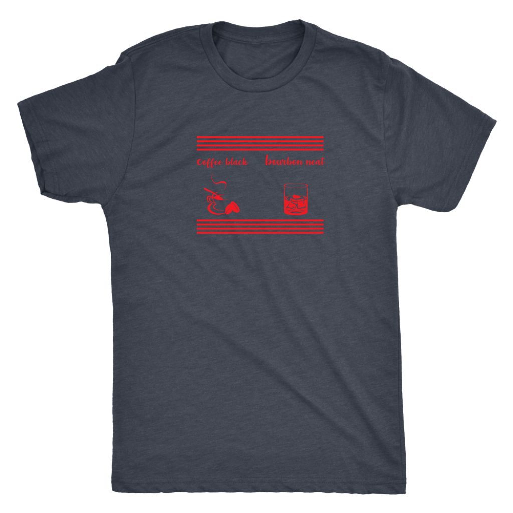 Coffee black, Bourbon Neat Triblend T-Shirt