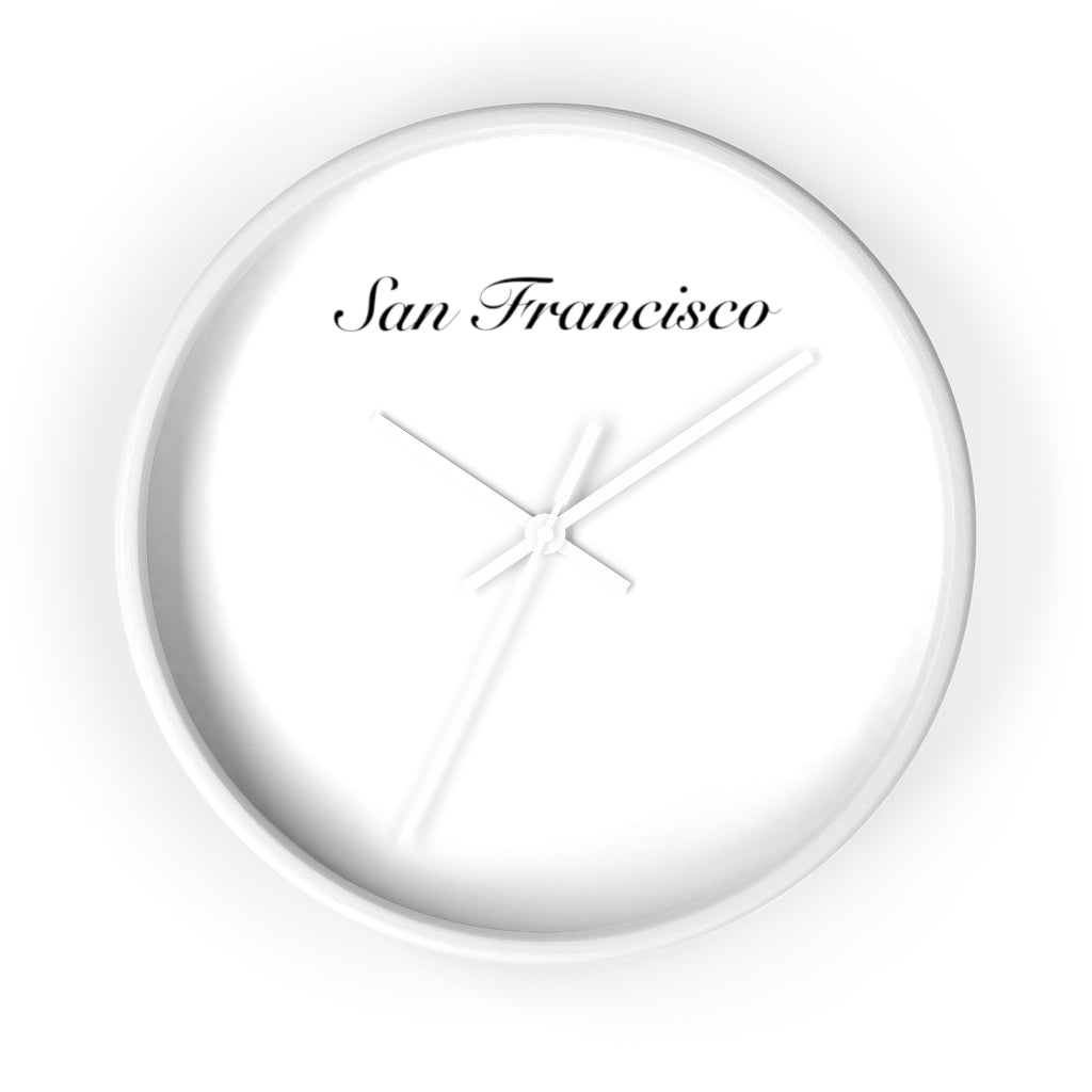 San Francisco City Name Wall clock