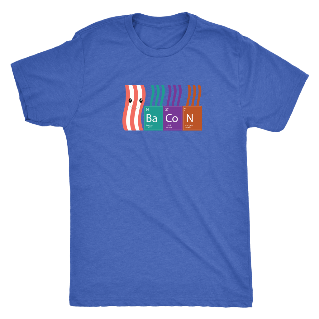 Bacon periodic table - Triblend T-Shirt