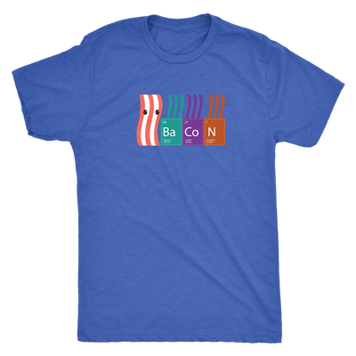 Bacon periodic table - Triblend T-Shirt