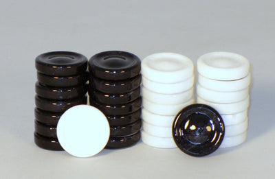 Alabaster Backgammon and Checkers Pieces
