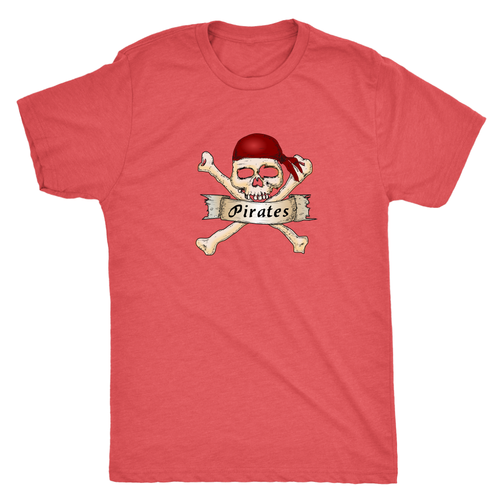 Pirates Skull cross bone - Pirates Triblend T-Shirt