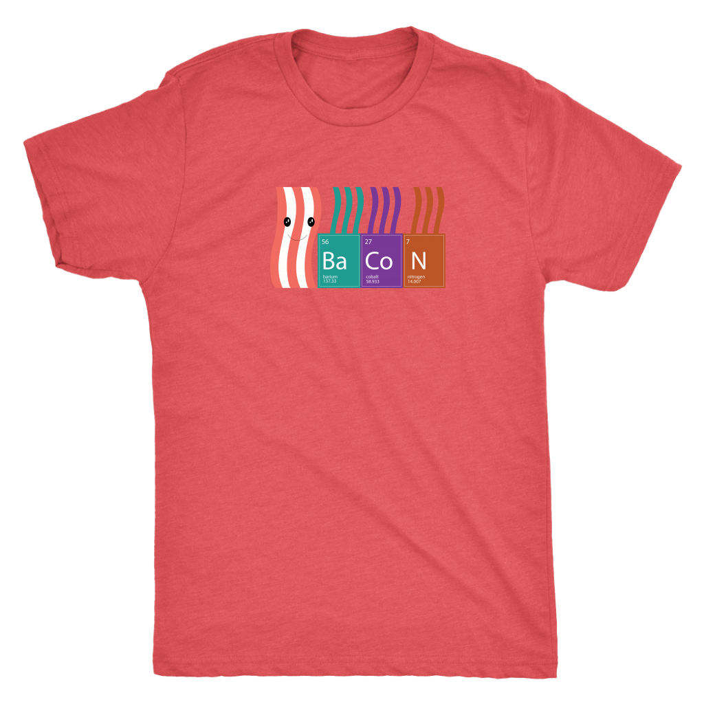 Bacon periodic table - Triblend T-Shirt