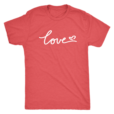 Signature love heart - Triblend T-Shirt