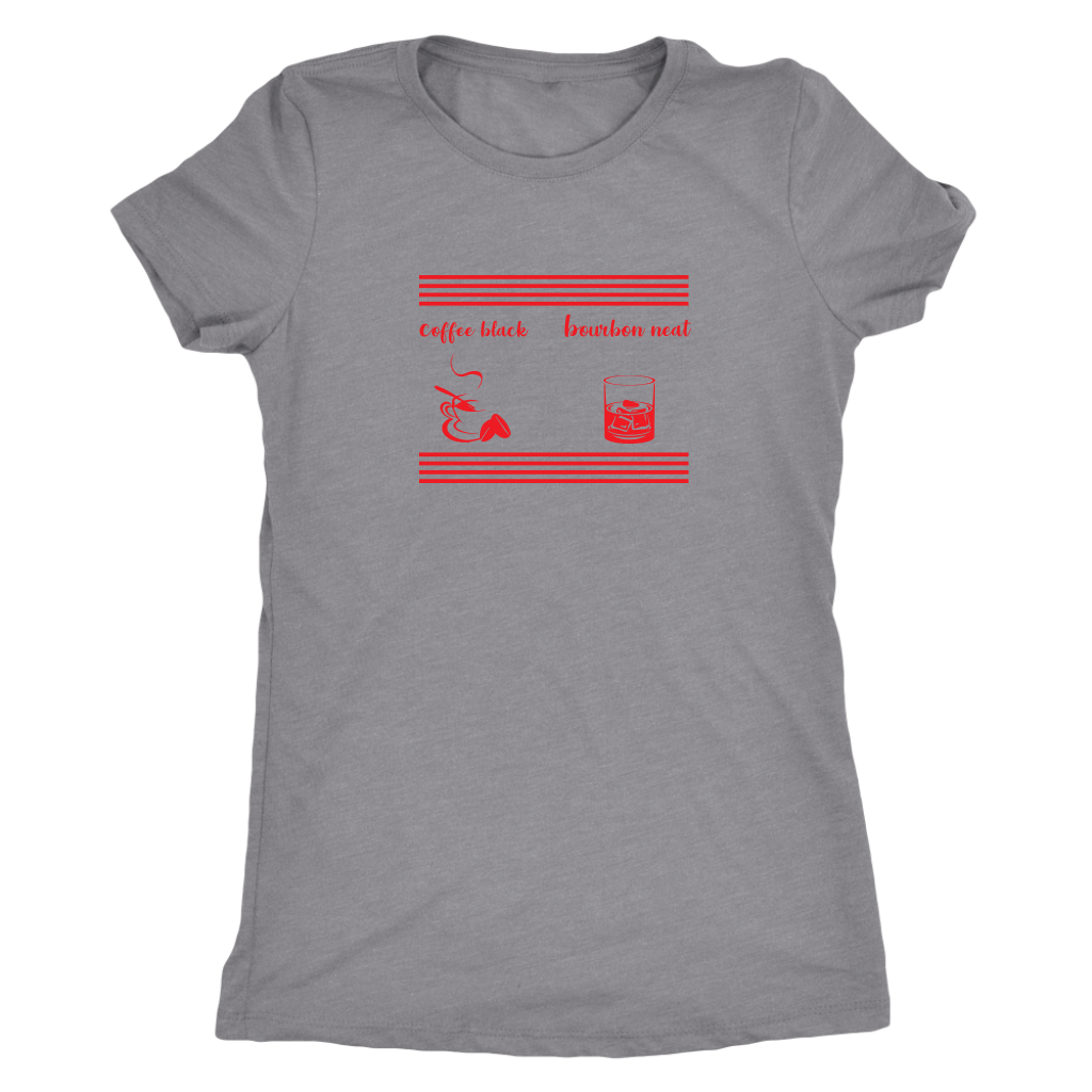 Coffee black, Bourbon Neat Triblend T-Shirt