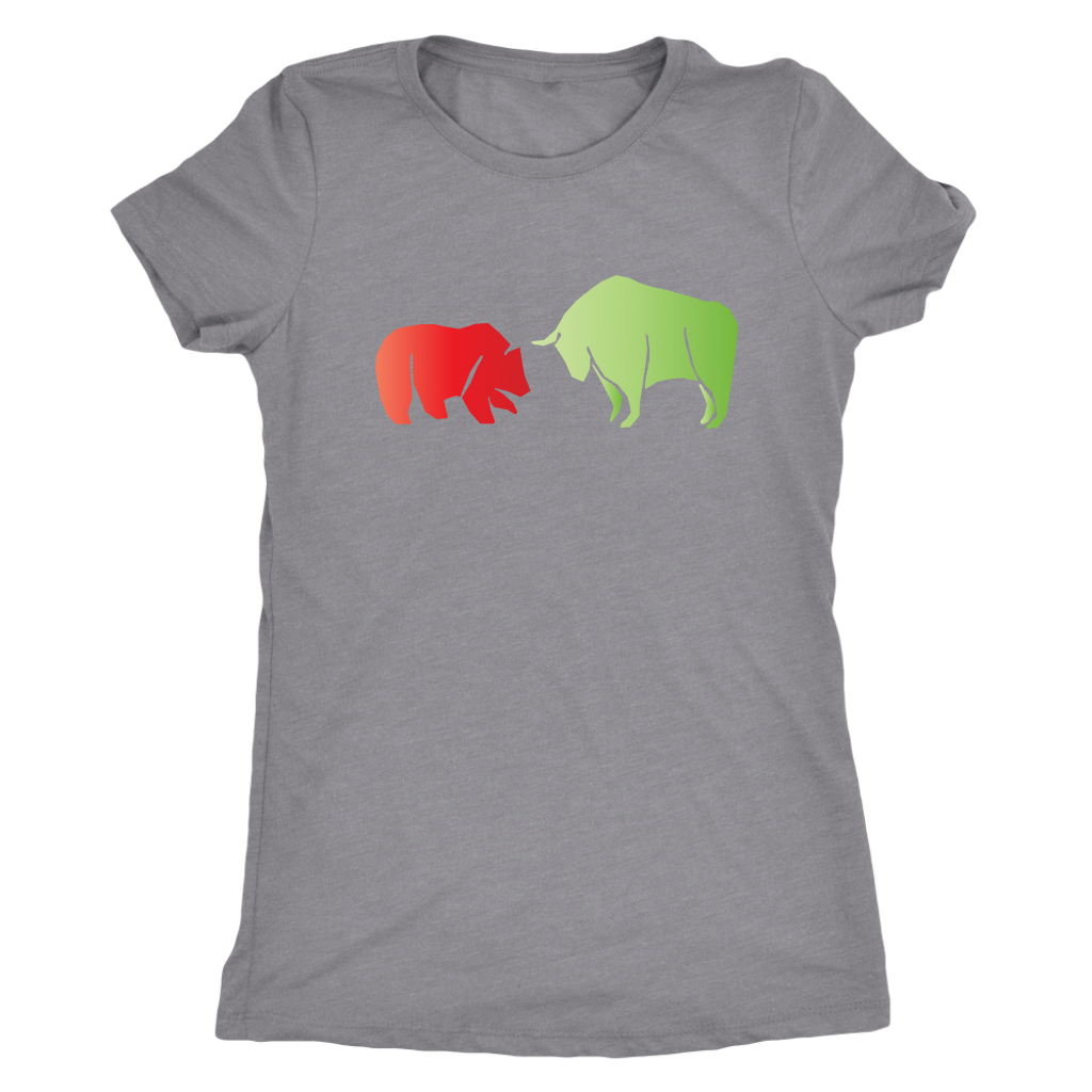Bear vs Bull - Triblend T-Shirt