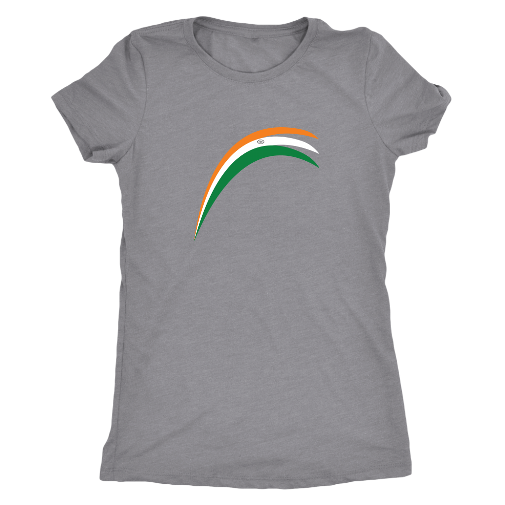 Modern Indian flag strokes - Triblend T-Shirt