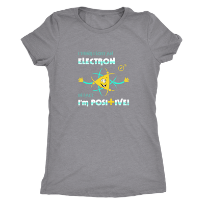 I think I lost an electron infact I am positive - Physics Triblend T-Shirt