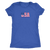 USA spelled with flag design -  Triblend T-Shirt