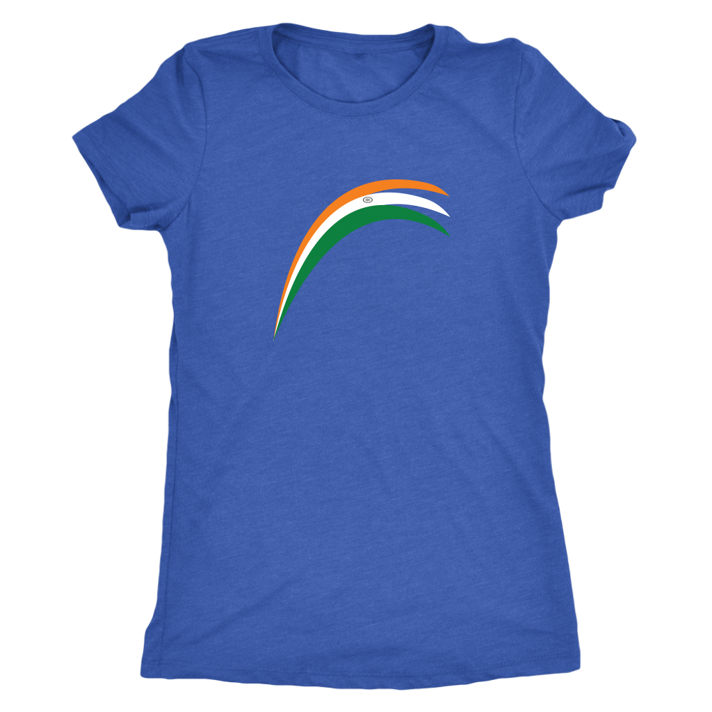 Modern Indian flag strokes - Triblend T-Shirt