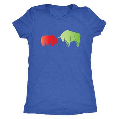 Bear vs Bull - Triblend T-Shirt