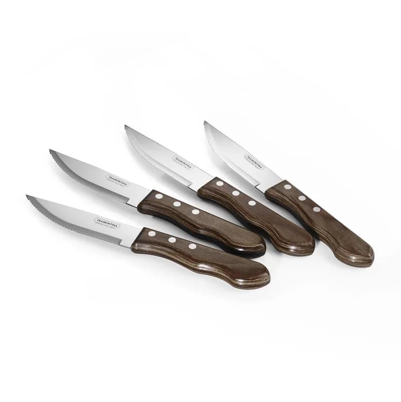 Tramontina Porterhouse High Carbon stainless steel 4 Piece Steak Knife Set