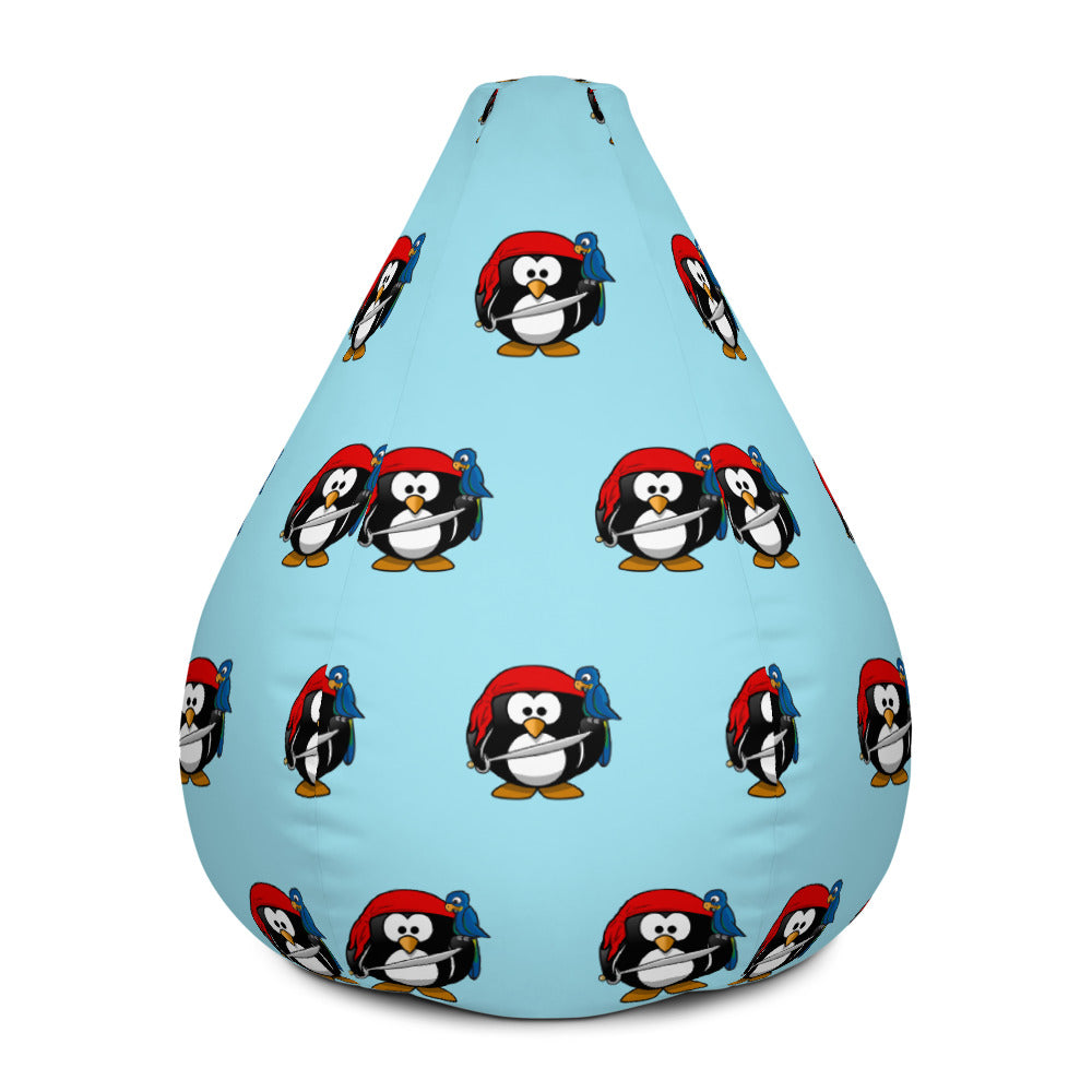 Pirate Tux with bandana and Parrot - Bean Bag Chair w/ filling