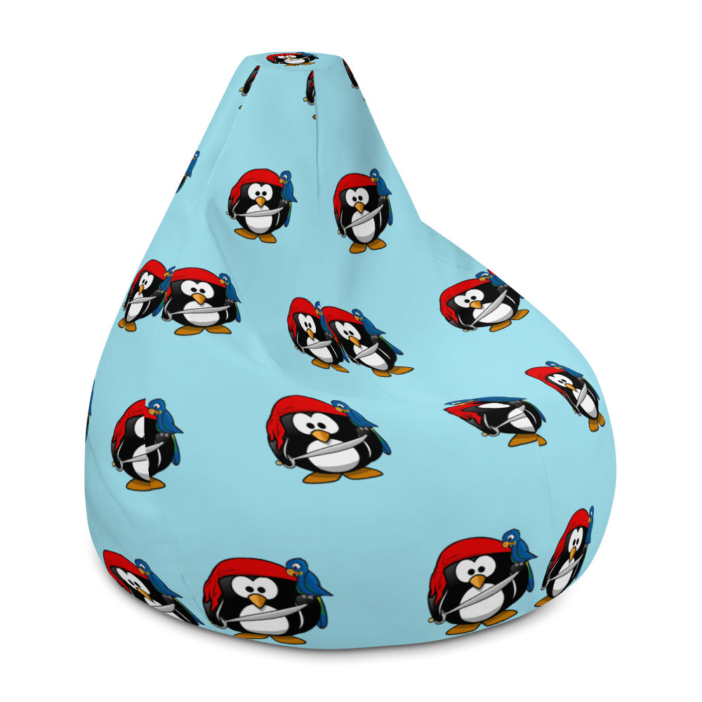 Pirate Tux with bandana and Parrot - Bean Bag Chair w/ filling