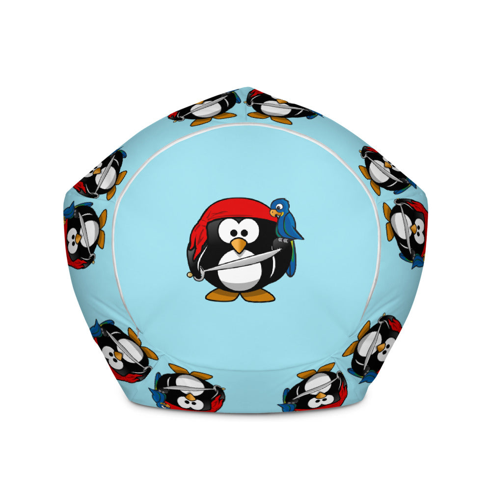 Pirate Tux with bandana and Parrot - Bean Bag Chair w/ filling