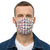 American flag dot pattern Premium face mask