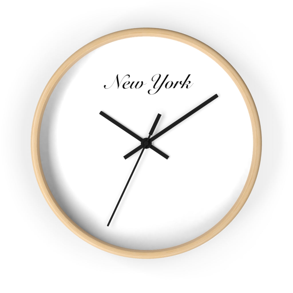 New York City Name Wall clock