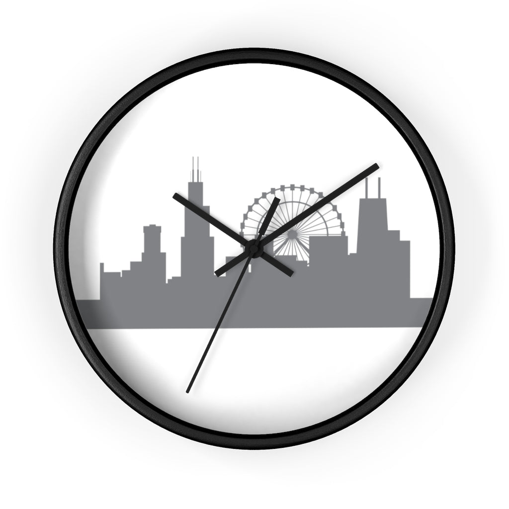 Chicago City Skyline Wall clock