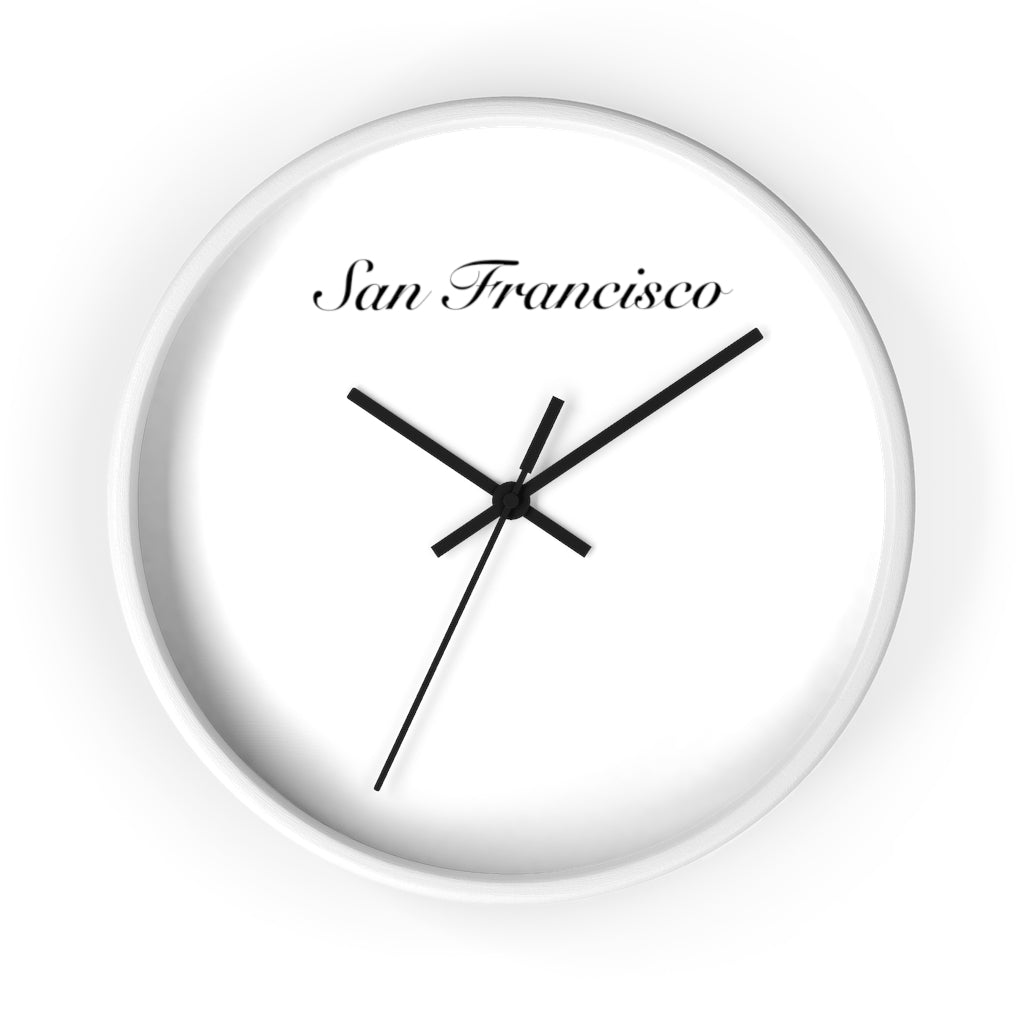 San Francisco City Name Wall clock